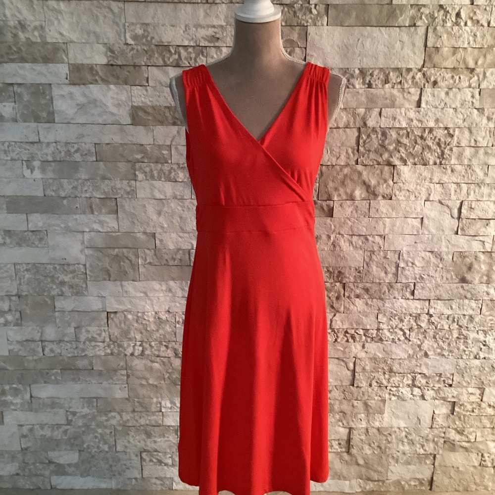 Eddie Bauer Travex "Lily" Travel Dress in red